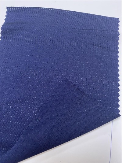 GZ-YXYF 3082#  威樂針孔  幅寬：170CM 克重：160GSM  成分：94% polyester  6%spandex 吸濕排汗 後面照